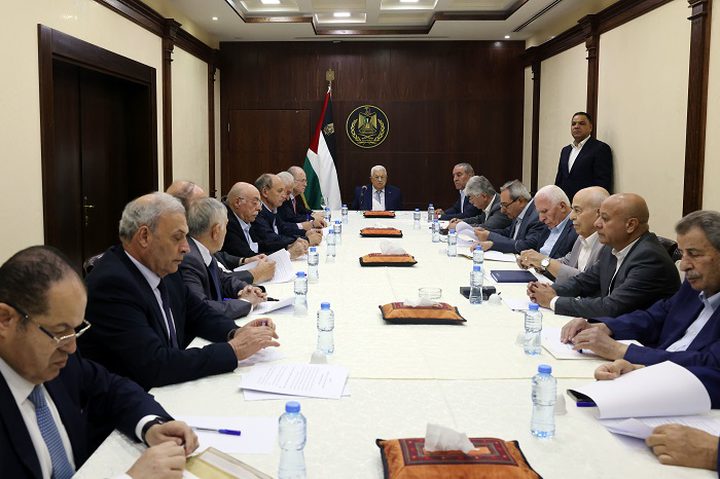 اللجنة التنفيذية لمنظمة التحرير تعقد اجتماعا برئاسة الرئيس