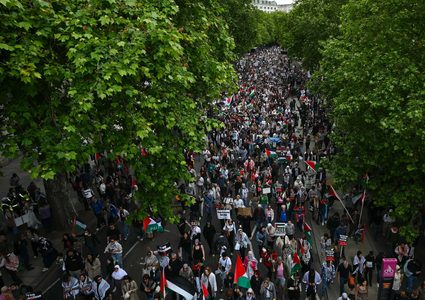 تظاهرات حاشدة في شيكاغو للمطالبة بوقف تسليح "إسرائيل"