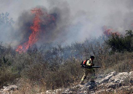 الاحتلال: اشتباكات جبهة الشمال تسببت بحرائق في 790 موقعا