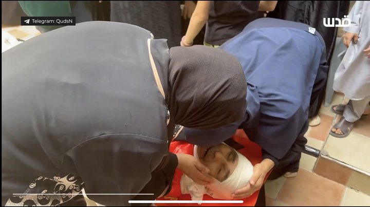 تشييع جثمان الشهيد عايد أبو الهيجا في مخيم نور شمس شرق طولكرم