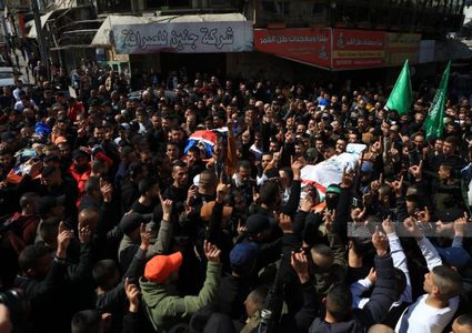 تشييع جثماني الشهيدين حمو في اليامون