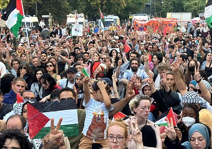 تظاهرتان داعمتان لفلسطين في المكسيك وبرلين