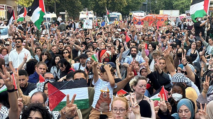 تظاهرتان داعمتان لفلسطين في المكسيك وبرلين