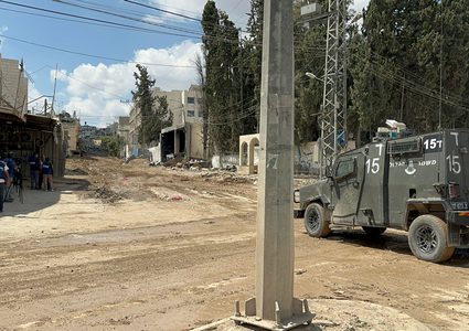 الاحتلال يطلق النار صوب المواطنين في محيط دوار السينما وسط مدينة جنين