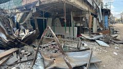 آثار الدمار الذي خلفه الاحتلال خلال عدوانه على مخيم طولكرم.