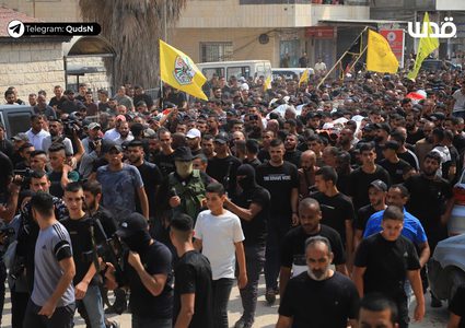 تشييع جثامين شُهداء جنين ومخيّمها والذين إرتقوا خلال عدوان الاحتلال الأخير