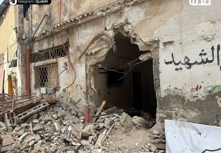 آثار الدمار الذي خلفه الاحتلال خلال عدوانه على مخيم طولكرم.