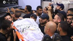 تشييع جثامين شُهداء جنين ومخيّمها والذين إرتقوا خلال عدوان الاحتلال الأخير