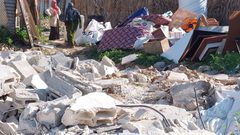 الاحتلال يهدم منشأة زراعية شمال أريحا ويقتلع أشجار نخيل