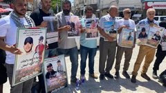 وقفة دعم وإسناد للمعتقلين في جنين