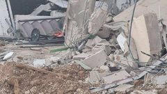 آثار الدمار الذي خلفه الاحتلال في مخيم نور شمس بطولكرم.