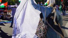 وقفة في فيينا احتجاجاً على زيارة رئيس كنيست الاحتلال وللمطالبة بوقف الحرب على غزة