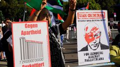 وقفة في فيينا احتجاجاً على زيارة رئيس كنيست الاحتلال وللمطالبة بوقف الحرب على غزة