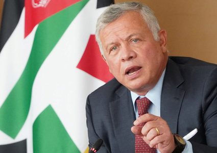ملك الأردن يؤكد دعم بلاده لصمود شعبنا والوقوف بوجه أية محاولات لتهجيره