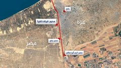 تقرير: مصر وحماس لن تقبلا أي عرض يقضي ببقاء إسرائيل في فيلادلفيا