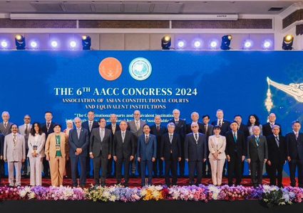 الدستورية العليا تشارك في مؤتمر اتحاد المحاكم الآسيوية بتايلاند