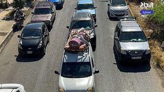 نزوح مستمر لآلاف اللبنانيين من مدينة صور ومناطق جنوبي لبنان بسبب عدوان الاحتلال.