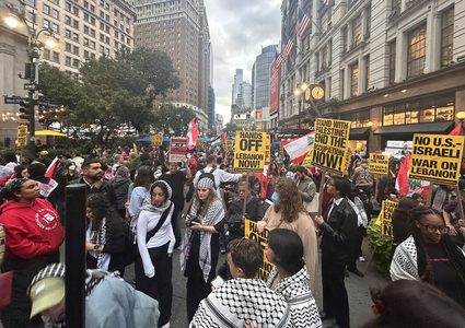 تظاهرة حاشدة في بريمن الألمانية تنديداً باستمرار العدوان على غزة ولبنان