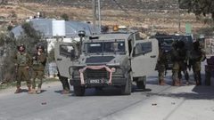 الاحتلال يغلق مداخل قرية مادما جنوب نابلس