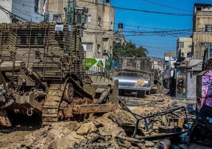 الاحتلال يدمر شوارع ومداخل محال تجارية في جنين