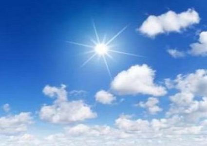 حالة الطقس: غائم جزئي الى صافٍ