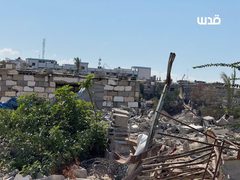 دمار كبير وواسع في حي البراق غرب خانيونس جنوب قطاع غزة؛ جراء عدوان الاحتلال.