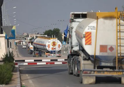 سلطة المياه :ادخال كمية من الوقود الى قطاع غزة