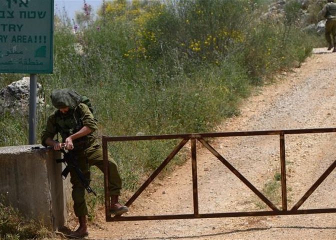 جيش الاحتلال يعلن مناطق بالجليل مناطق عسكرية مغلقة