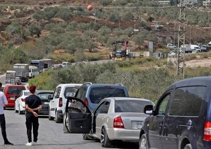 الاحتلال يشدد اجراءاته العسكرية على حاجزي عورتا ودير شرف في نابلس