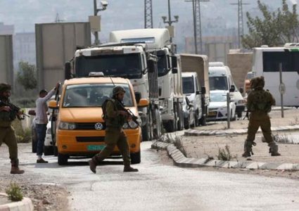 الاحتلال يشدد اجراءاته العسكرية على حاجزي عورتا ودير شرف في نابلس