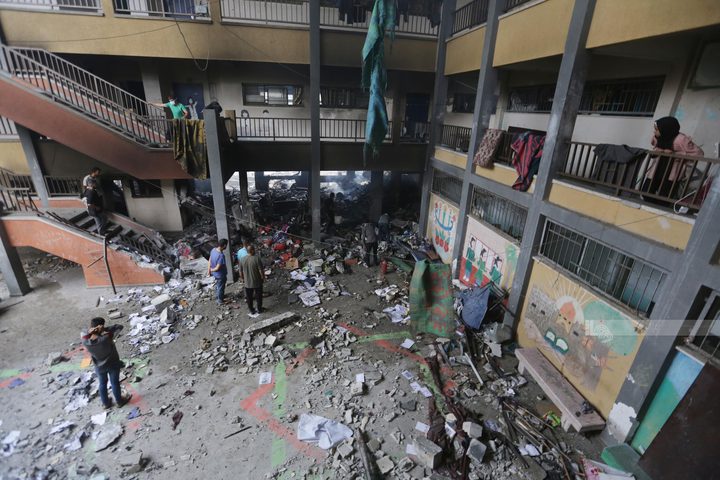 شهداء وجرحى في غارة للاحتلال استهدفت مدرسة تؤوي نازحين في مخيم جباليا