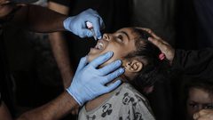 الأونروا: تطعيم 93 ألف طفل ضد شلل الأطفال في غزة