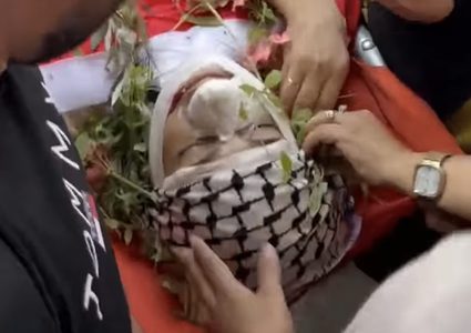 جماهير جنين تشيع جثماني الشهيدين جبارين والسيد