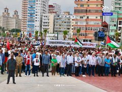 هافانا تنتفض من أجل فلسطين .. مظاهرة حاشدة بقيادة الرئيس الكوبي