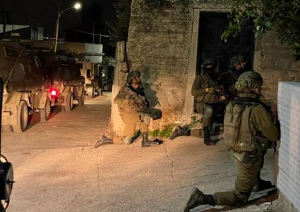 إصابة شاب برصاص الاحتلال خلال اقتحام نابلس