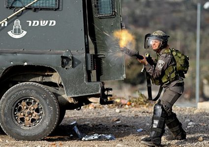 اصابة شاب برصاص الاحتلال شرق نابلس