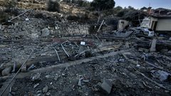 مقر إقامة الصحفيين اللبنانيين الذي تعرض لغارة إسرائيلية في حاصبيا جنوب لبنان