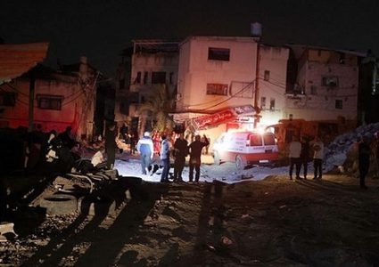 شهيدان إثر قصف مسيرة إسرائيلية مواطنين في مخيم نور شمس