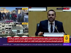 تامر المسحال في قمة الاتحاد الإفريقي يفخر بتمثيله فرسان الصورة والكلمة في غزة