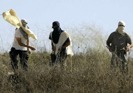 مستوطنون ينصبون "كرفانا" على أراضي جالود جنوب نابلس