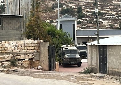 الاحتلال يقتحم بدرس غرب رام الله ويعتلي أسطح منازل
