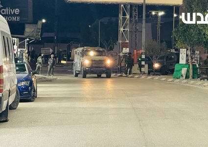 قوات الاحتلال تشدد من اجراءاتها العسكرية في محيط نابلس