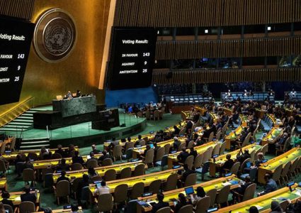 "الخارجية" ترحب بالتصويت الكاسح على حق الشعب الفلسطيني في تقرير مصيره