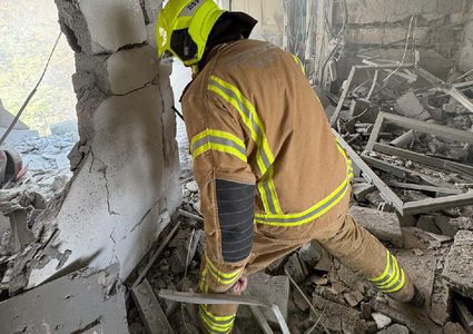 "دمار هائل في كريات شمونة إثر سقوط صاروخ شمال فلسطين المحتلة"