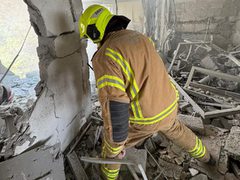 "دمار هائل في كريات شمونة إثر سقوط صاروخ شمال فلسطين المحتلة"