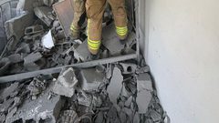 "دمار هائل في كريات شمونة إثر سقوط صاروخ شمال فلسطين المحتلة"