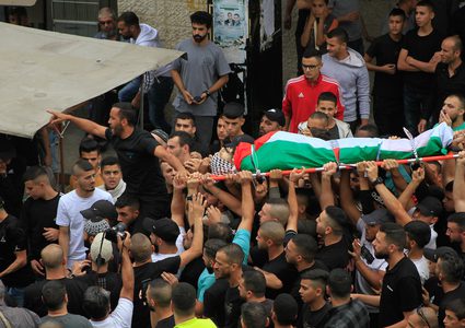 تشييع جثامين ثلاثة شهداء في جنين