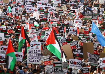 تظاهرات حاشدة في مدن وعواصم عالمية تنديدا بالعدوان على قطاع غزة