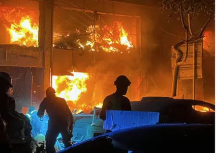 23 شهيدا و42 مصابا بغارات إسرائيلية عنيفة على بعلبك شرق لبنان