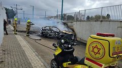 إصابة امرأة بجروح جراء انفجار سيارة مفخخة في اللد